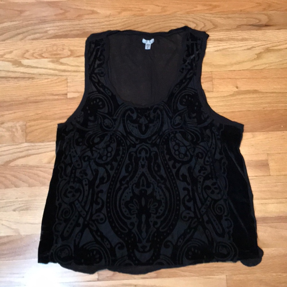 Ecote’ velvet design tank, large